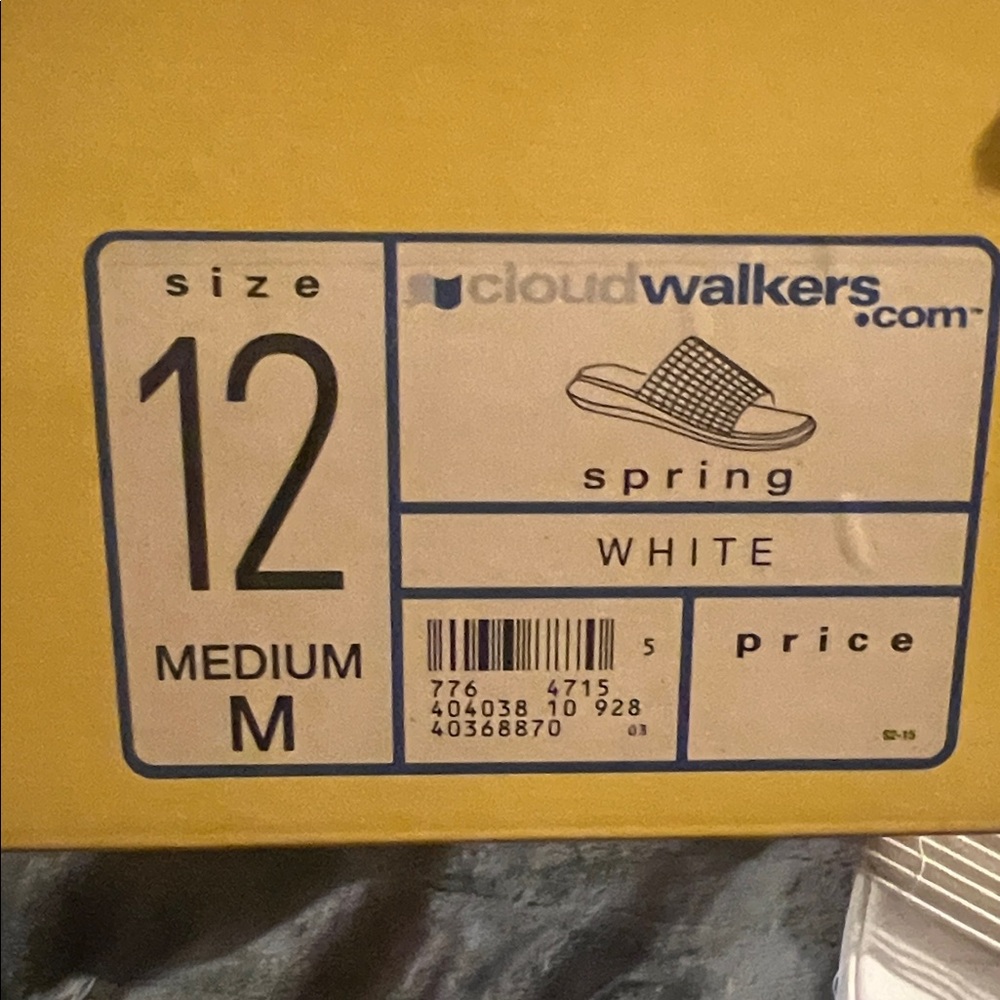 Cloudwalkers White Slide Sandals